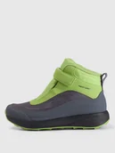 Buty dla chłopców - 4F Buty zimowe śniegowce z izolacją Primaloft chłopięce - oliwkowe/khaki 39 - miniaturka - grafika 1