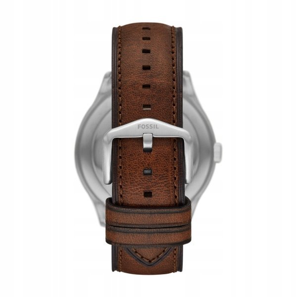 Pasek do zegarka Fossil FS5800 brązowy 22 mm
