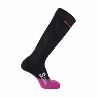 Skarpetki i podkolanówki sportowe - Skarpety Salomon S/Max Black / Very Berry - miniaturka - grafika 1