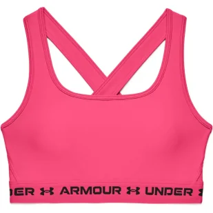 Biustonosz sportowy Under Armour Crossback Mid Bra - Bielizna sportowa damska - miniaturka - grafika 9