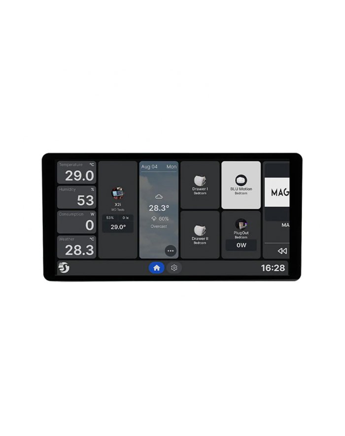 SHELLY Wall Display X2i Silver WLAN Touchscreen Display FG3800238072773