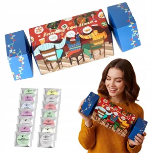 ŚWIĄTECZNY CRACKER ZESTAW 14 HERBAT SYPANYCH W SASZETKACH - PREZENT UPOMINEK NA MIKOŁAJA ŚWIĘTA GWIAZDKĘ BOŻE NARODZENIE POD CHOINKĘ DLA KOBIETY FAC.. - Zestawy upominkowe ŚWIĄTECZNY CRACKER ZESTAW 14 HERBAT SYPANYCH W SASZETKACH - PREZENT UPOMINEK NA MIKOŁAJA ŚWIĘTA GWIAZDKĘ BOŻE NARODZENIE POD CHOINKĘ DLA KOBIETY FAC.. - Zestawy upominkowe - miniaturka - grafika 1