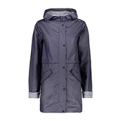 Kurtki damskie - CMP damska parka kurtka wiatroodporna i wodoszczelna 3000, Black Blue, D48 - miniaturka - grafika 1