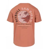 Odzież taktyczna i umundurowanie - PITBULL KOSZULKA Light Weight 170 Basic Planet Surf '25 - Łososiowa - miniaturka - grafika 1