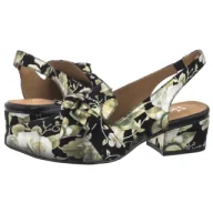 Sandały damskie - Sandały Czarne w Kwiaty Złote N6539-44/00-1 (MA1206-e) Maciejka - miniaturka - grafika 1