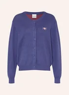 Swetry damskie - Ichi Kardigan Ihezanora blau - ICHI - miniaturka - grafika 1