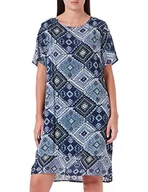 Sukienki - usha FESTIVAL Sukienka damska, granatowa, wielokolorowa, M, granatowy, wielokolorowy, M - miniaturka - grafika 1