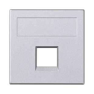 Kontakt Simon Adapter gniazd keystone SIMON 500 - aluminium - Inne akcesoria elektryczne - miniaturka - grafika 1