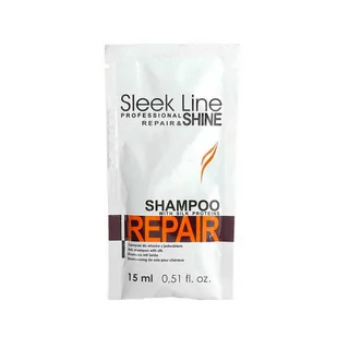 Stapiz Sleek Line Repair Shampoo szampon z jedwabiem do włosów zniszczonych 15ml - Szampony do włosów - miniaturka - grafika 1