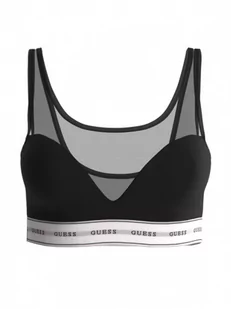 Damski biustonosz Guess Carrie Bralette - czarny - GUESS - Bielizna sportowa damska - miniaturka - grafika 1