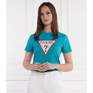 Koszulki i topy damskie - GUESS T-shirt | Classic fit - miniaturka - grafika 1