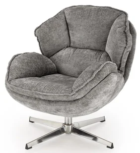 Popielaty fotel wypoczynkowy - Laosa - Fotele - miniaturka - grafika 1