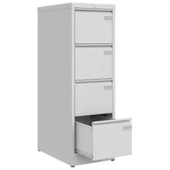 Meble i wyposażenie gabinetów medycznych - Szafka kartotekowa z blokadą wysuwu SZK 301 LX BW - miniaturka - grafika 1