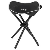 Meble turystyczne - Krzesło turystyczne NILS CAMP NC3010 Czarny - miniaturka - grafika 1