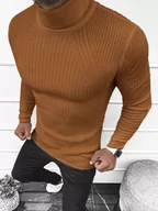 Swetry męskie - SWETER MĘSKI GOLF CAMEL OZONEE L/2533 - Ozonee - miniaturka - grafika 1