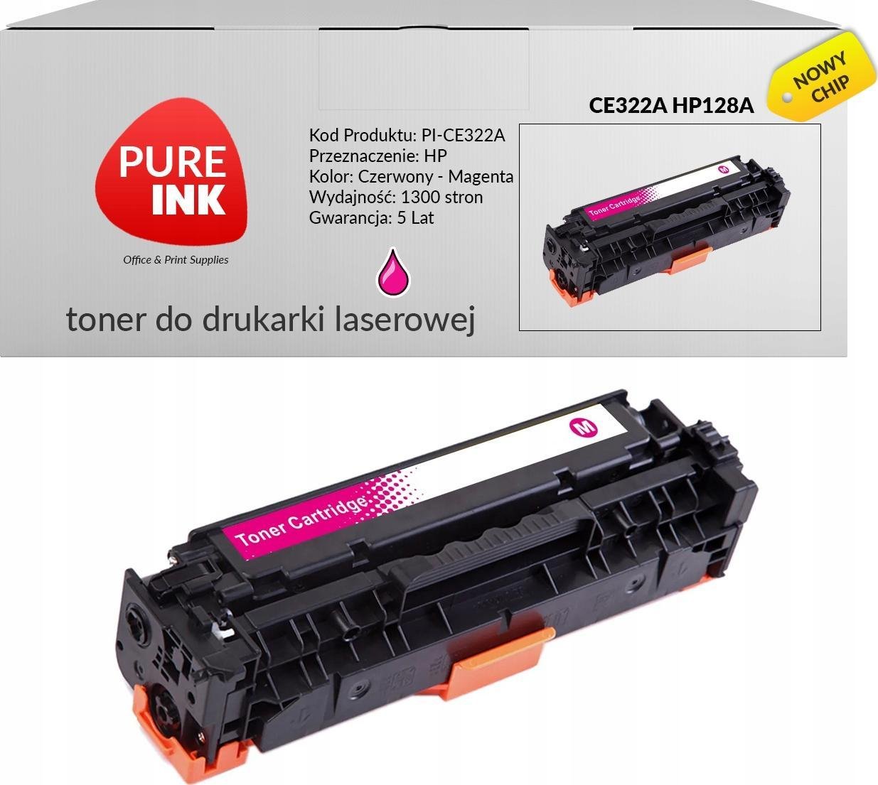 Toner Pureink Magenta Zamiennik 128A