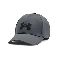 Czapki męskie - Męska Czapka z daszkiem UNDER ARMOUR UA BLITZING ADJ 1376701-012 – Szary - miniaturka - grafika 1