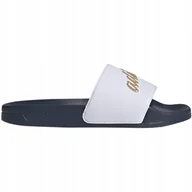 Klapki i japonki damskie - Klapki damskie adidas Adilette Shower biało-granatowe GZ5930 37 - miniaturka - grafika 1