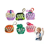 Zabawki interaktywne dla dzieci - Brelok gra zręcznościowa zbijanie wiewiórki super rozrywka POP IT zabawka antystresowa - miniaturka - grafika 1