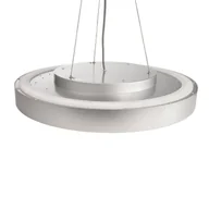 Lampy sufitowe - Deko-Light Lampa wisząca Menkar LED, kolor srebrny, Ø 80 cm, CCT, góra/dół Menkar, możliwość ściemniania, aluminiowy / szary / cynkowy, aluminium, nowoczesny - miniaturka - grafika 1