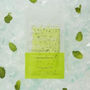 VOESH Refreshing Treatment Socks - Skarpety Odświeżające - Zestawy do manicure i pedicure - miniaturka - grafika 3