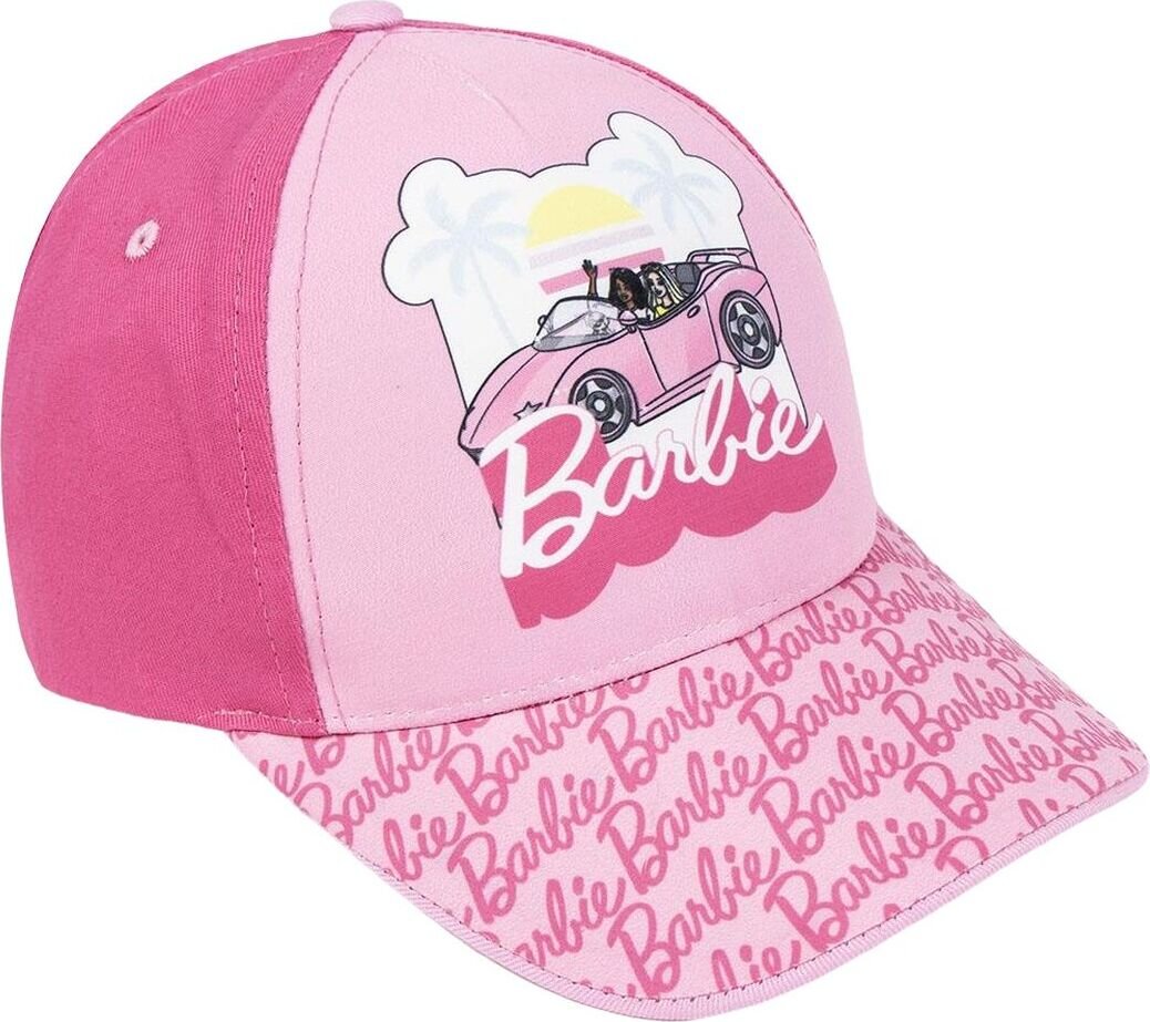 Różowa czapka dziecięca Barbie (53 cm)