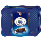 Bombonierki i czekoladki - SOLIDARNOŚĆ Bombonierka Śliwka Nałęczowska w czekoladzie 490 g Solidarność - miniaturka - grafika 1