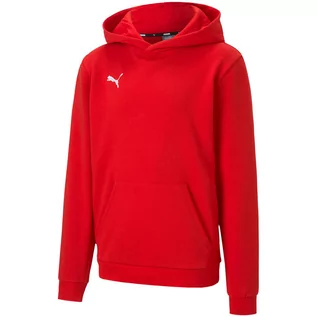 Odzież sportowa dziecięca - Bluza dla dzieci Puma teamGOAL 23 Casuals Hoody Jr czerwona - grafika 1