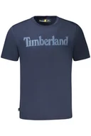 Koszulki męskie - TIMBERLAND KOSZULKA Z KRÓTKIM RĘKAWEM MĘSKA NIEBIESKA - Timberland - miniaturka - grafika 1