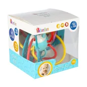 Zabawki sensoryczne - Kula Bam Bam Sensoryczna Grzechotka Obręcze Piłka Trening Rączki - miniaturka - grafika 1