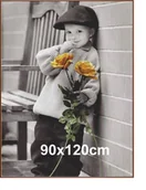 Ramki na zdjęcia - Rama aluminiowa do plakatu 90x120cm, brązowa / ARTVIC - miniaturka - grafika 1