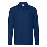 Koszulki męskie - Koszulka męska Premium Polo  z długim rękawem Fruit Of The Loom S - miniaturka - grafika 1