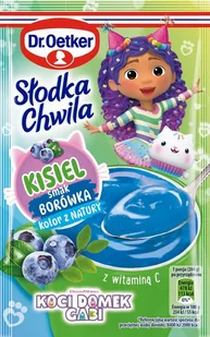 Dr. Oetker Słodka Chwila Kisiel smak borówka 29 g - Kisiel - miniaturka - grafika 1