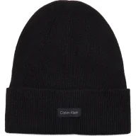Czapki damskie - Calvin Klein Czapka ESSENTIAL | z dodatkiem wełny i kaszmiru - miniaturka - grafika 1