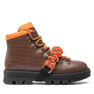 Trapery Pinko Zenzero Scarpa AI 22-23 BLKS1 1H2134 A07K Brązowy - Botki damskie - miniaturka - grafika 1