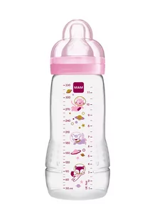 Butelka do karmienia Mam Baby Pink Easy Pink 330ml - Butelki dla niemowląt - miniaturka - grafika 1