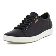 Sneakersy damskie - ECCO Kobiety Soft 7 Sneakersy, Czarny, 40 EU - miniaturka - grafika 1