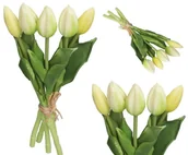 Sztuczne kwiaty - Tulipany Bukiet Tulipanów Gumowe Gumowane Jak Żywe - miniaturka - grafika 1