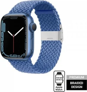 Crong Pasek pleciony Crong Wave Band do Watch 38/40/41 mm niebieski CRG-40WAV-BLU - Akcesoria do smartwatchy - miniaturka - grafika 3