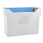 Pudła i kartony archiwizacyjne - Donau Mini archiwum z 5 teczkami, plastikowe, szare 7422001PL-13 - miniaturka - grafika 1