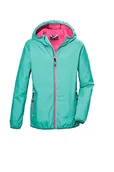 Kurtki i płaszcze dla dziewczynek - Killtec Dziewczęca Kos 138 Grls Jckt kurtka funkcyjna/kurtka przeciwdeszczowa z kapturem - miniaturka - grafika 1