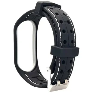 Pasek Beline Smart do Xiaomi Mi Band 7 Czarno-biały (5905359814481) - Akcesoria do smartwatchy - miniaturka - grafika 2