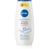 Kosmetyki do kąpieli - NIVEA Creme Protect kojący żel pod prysznic 250 ml - miniaturka - grafika 1