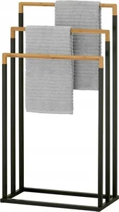 STOJAK WIESZAK 3 POZIOMOWY NA RĘCZNIKI WOLNOSTOJĄCY ŁAZIENKOWY METAL LOFT - Meble modułowe i akcesoria - miniaturka - grafika 1