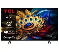 Telewizory - TCL 43C655 43" QLED Pro 4K Google TV - miniaturka - grafika 1