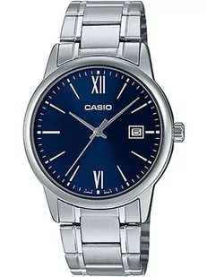 Zegarek ZEGAREK MĘSKI CASIO MTP-V002D-2B3 + BOX (zd223b) - Zegarki męskie - miniaturka - grafika 1