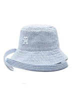 Czapki dla dzieci - Tommy Hilfiger Kapelusz AU0AU01675 Błękitny - miniaturka - grafika 1