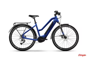 Haibike Trekking 4 Mid 27,5 cala Niebieski 2022 - Rowery elektryczne - miniaturka - grafika 1