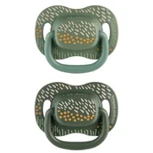 Smoczki uspokajające - Canpol Smoczek uspokajający 6-18m 2szt 34/931gre - miniaturka - grafika 1