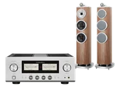 Zestawy stereo - Luxman L-507Z (srebrny) + 804 D4 (orzech) - miniaturka - grafika 1